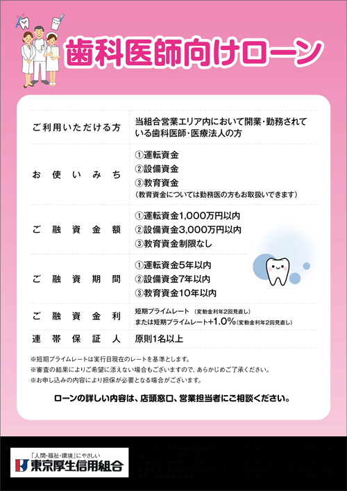 歯医者向けローン
